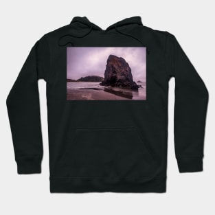 Moody rocky beach Hoodie